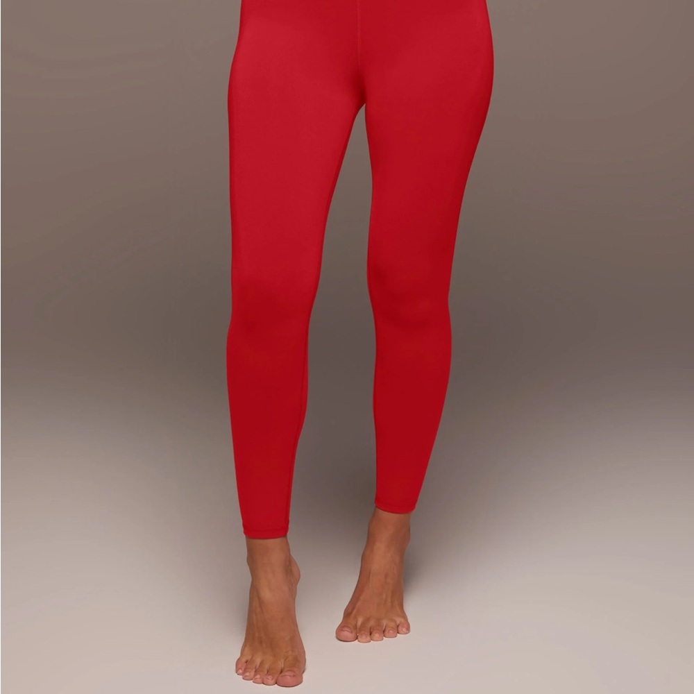 New Michi Fire Red Jay Legging Sz M
